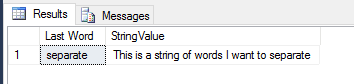 SQL Server - Extracting All The Words From a String In An SQL Query