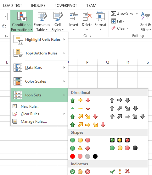 Adding Trend Arrows To Excel Workbooks Ptr